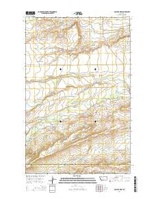 Dupuyer West Montana Current topographic map, 1:24000 scale, 7.5 X 7.5 Minute, Year 2014