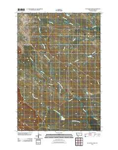 Dutchman Creek Montana Historical topographic map, 1:24000 scale, 7.5 X 7.5 Minute, Year 2011