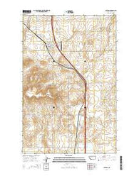 Dutton Montana Current topographic map, 1:24000 scale, 7.5 X 7.5 Minute, Year 2014