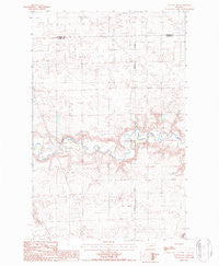 Dutton NW Montana Historical topographic map, 1:24000 scale, 7.5 X 7.5 Minute, Year 1987