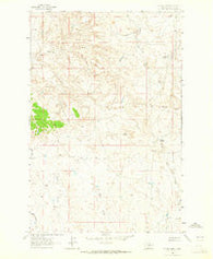 Dutton Ranch Montana Historical topographic map, 1:24000 scale, 7.5 X 7.5 Minute, Year 1963