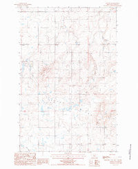 Dutton SE Montana Historical topographic map, 1:24000 scale, 7.5 X 7.5 Minute, Year 1987