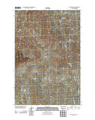 Dutton Ranch Montana Historical topographic map, 1:24000 scale, 7.5 X 7.5 Minute, Year 2011