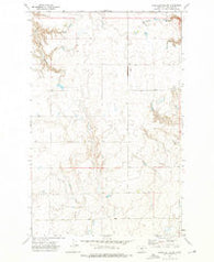 Eagle Buttes SW Montana Historical topographic map, 1:24000 scale, 7.5 X 7.5 Minute, Year 1972