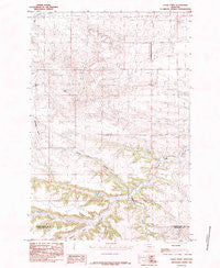 Eagle Point Montana Historical topographic map, 1:24000 scale, 7.5 X 7.5 Minute, Year 1985