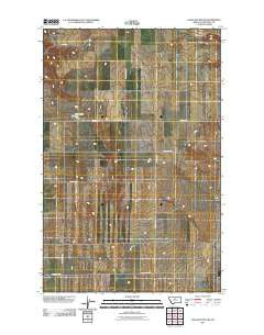 Eagle Buttes SW Montana Historical topographic map, 1:24000 scale, 7.5 X 7.5 Minute, Year 2011