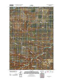 Eagle Point Montana Historical topographic map, 1:24000 scale, 7.5 X 7.5 Minute, Year 2011