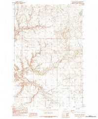 Eagleton NW Montana Historical topographic map, 1:24000 scale, 7.5 X 7.5 Minute, Year 1984