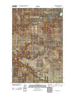 Eagleton NW Montana Historical topographic map, 1:24000 scale, 7.5 X 7.5 Minute, Year 2011
