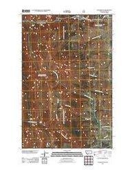 Ear Mountain Montana Historical topographic map, 1:24000 scale, 7.5 X 7.5 Minute, Year 2011