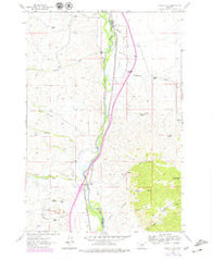 Earls Gulch Montana Historical topographic map, 1:24000 scale, 7.5 X 7.5 Minute, Year 1961