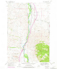 Earls Gulch Montana Historical topographic map, 1:24000 scale, 7.5 X 7.5 Minute, Year 1961