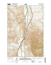 Earls Gulch Montana Current topographic map, 1:24000 scale, 7.5 X 7.5 Minute, Year 2014