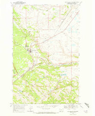 East Glacier Park Montana Historical topographic map, 1:24000 scale, 7.5 X 7.5 Minute, Year 1968