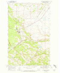 East Glacier Park Montana Historical topographic map, 1:24000 scale, 7.5 X 7.5 Minute, Year 1968