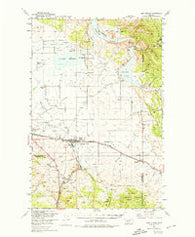East Helena Montana Historical topographic map, 1:62500 scale, 15 X 15 Minute, Year 1950