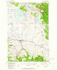 East Helena Montana Historical topographic map, 1:62500 scale, 15 X 15 Minute, Year 1950