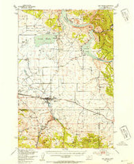 East Helena Montana Historical topographic map, 1:62500 scale, 15 X 15 Minute, Year 1950