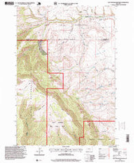 East Pryor Mountain Montana Historical topographic map, 1:24000 scale, 7.5 X 7.5 Minute, Year 1996