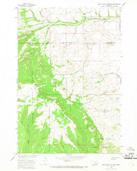 East Pryor Mountain Montana Historical topographic map, 1:24000 scale, 7.5 X 7.5 Minute, Year 1964