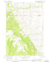 East Pryor Mountain Montana Historical topographic map, 1:24000 scale, 7.5 X 7.5 Minute, Year 1964