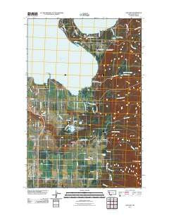 East Bay Montana Historical topographic map, 1:24000 scale, 7.5 X 7.5 Minute, Year 2011