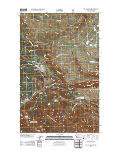 East Glacier Park Montana Historical topographic map, 1:24000 scale, 7.5 X 7.5 Minute, Year 2011