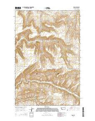 Eden Montana Current topographic map, 1:24000 scale, 7.5 X 7.5 Minute, Year 2014