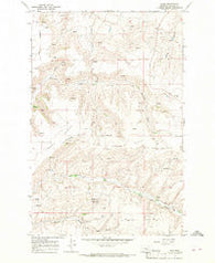 Eden Montana Historical topographic map, 1:24000 scale, 7.5 X 7.5 Minute, Year 1965