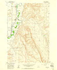 Edgar Montana Historical topographic map, 1:24000 scale, 7.5 X 7.5 Minute, Year 1956