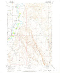 Edgar Montana Historical topographic map, 1:24000 scale, 7.5 X 7.5 Minute, Year 1956