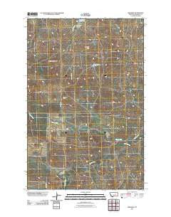 Edwards Montana Historical topographic map, 1:24000 scale, 7.5 X 7.5 Minute, Year 2011