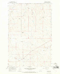 Edwards Montana Historical topographic map, 1:24000 scale, 7.5 X 7.5 Minute, Year 1965