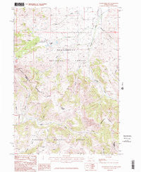 Eighteenmile Peak Montana Historical topographic map, 1:24000 scale, 7.5 X 7.5 Minute, Year 1987