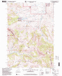 Eighteenmile Peak Montana Historical topographic map, 1:24000 scale, 7.5 X 7.5 Minute, Year 1997