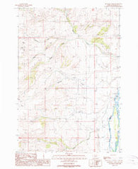 Eightmile Creek Montana Historical topographic map, 1:24000 scale, 7.5 X 7.5 Minute, Year 1988