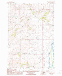 Eightmile Creek Montana Historical topographic map, 1:24000 scale, 7.5 X 7.5 Minute, Year 1988