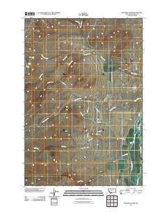 Eightmile Creek Montana Historical topographic map, 1:24000 scale, 7.5 X 7.5 Minute, Year 2011