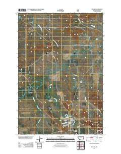 Ekalaka Montana Historical topographic map, 1:24000 scale, 7.5 X 7.5 Minute, Year 2011