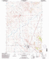 Ekalaka Montana Historical topographic map, 1:24000 scale, 7.5 X 7.5 Minute, Year 1993