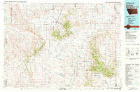 Ekalaka Montana Historical topographic map, 1:100000 scale, 30 X 60 Minute, Year 1982