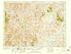 Ekalaka Montana Historical topographic map, 1:250000 scale, 1 X 2 Degree, Year 1958