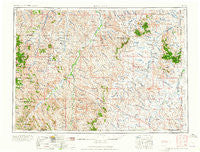 Ekalaka Montana Historical topographic map, 1:250000 scale, 1 X 2 Degree, Year 1965
