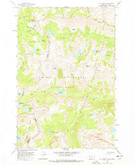 El Capitan Montana Historical topographic map, 1:24000 scale, 7.5 X 7.5 Minute, Year 1964