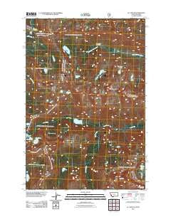 El Capitan Montana Historical topographic map, 1:24000 scale, 7.5 X 7.5 Minute, Year 2011