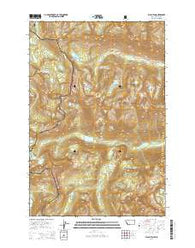 El Capitan Montana Current topographic map, 1:24000 scale, 7.5 X 7.5 Minute, Year 2014