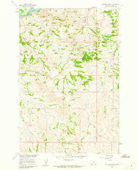 Eldering Ranch Montana Historical topographic map, 1:24000 scale, 7.5 X 7.5 Minute, Year 1960