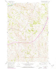 Eldering Ranch Montana Historical topographic map, 1:24000 scale, 7.5 X 7.5 Minute, Year 1960