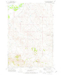 Eldon Mountain Montana Historical topographic map, 1:24000 scale, 7.5 X 7.5 Minute, Year 1973