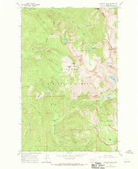 Elephant Peak Montana Historical topographic map, 1:24000 scale, 7.5 X 7.5 Minute, Year 1966